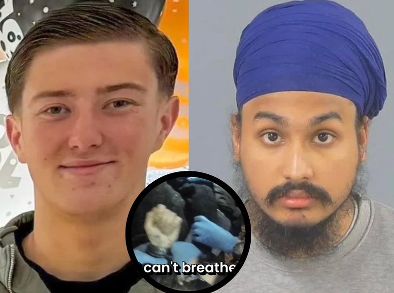I can't breathe': Bodycam shows UK police handcuffing dying teen stabbed by British Sikh man